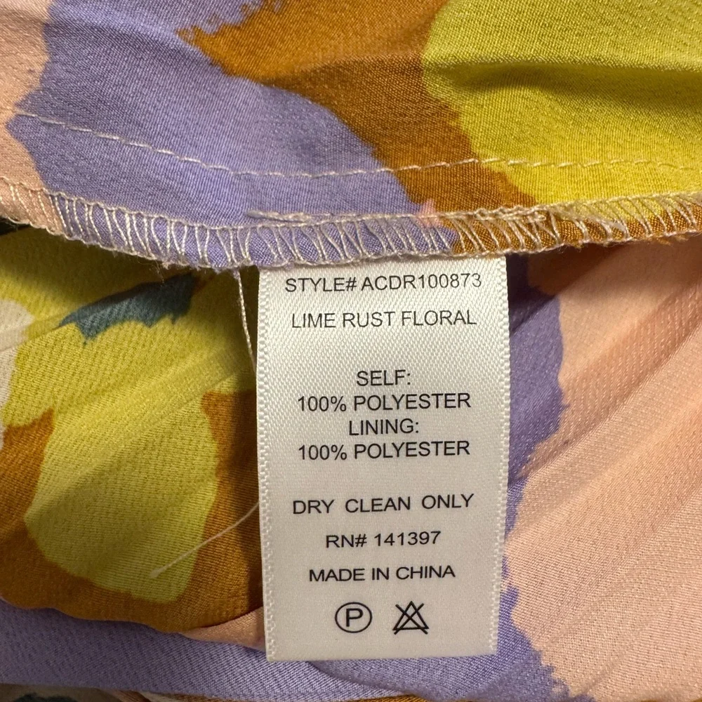 Astr Multicolor Pleated Maxi Dress - Picture 4 of 7